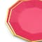 Assiettes plates décagonales multicolores Hothouse de 23 cm (9 po), paquet de 10, par Celebrate It